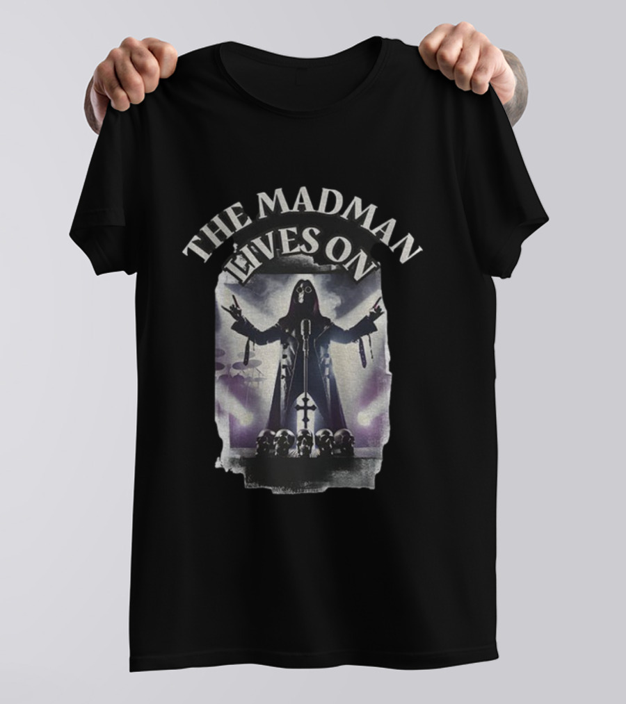 The Madman Lives On Ozzy Osbourne Tribute RIP 2025 T-Shirt