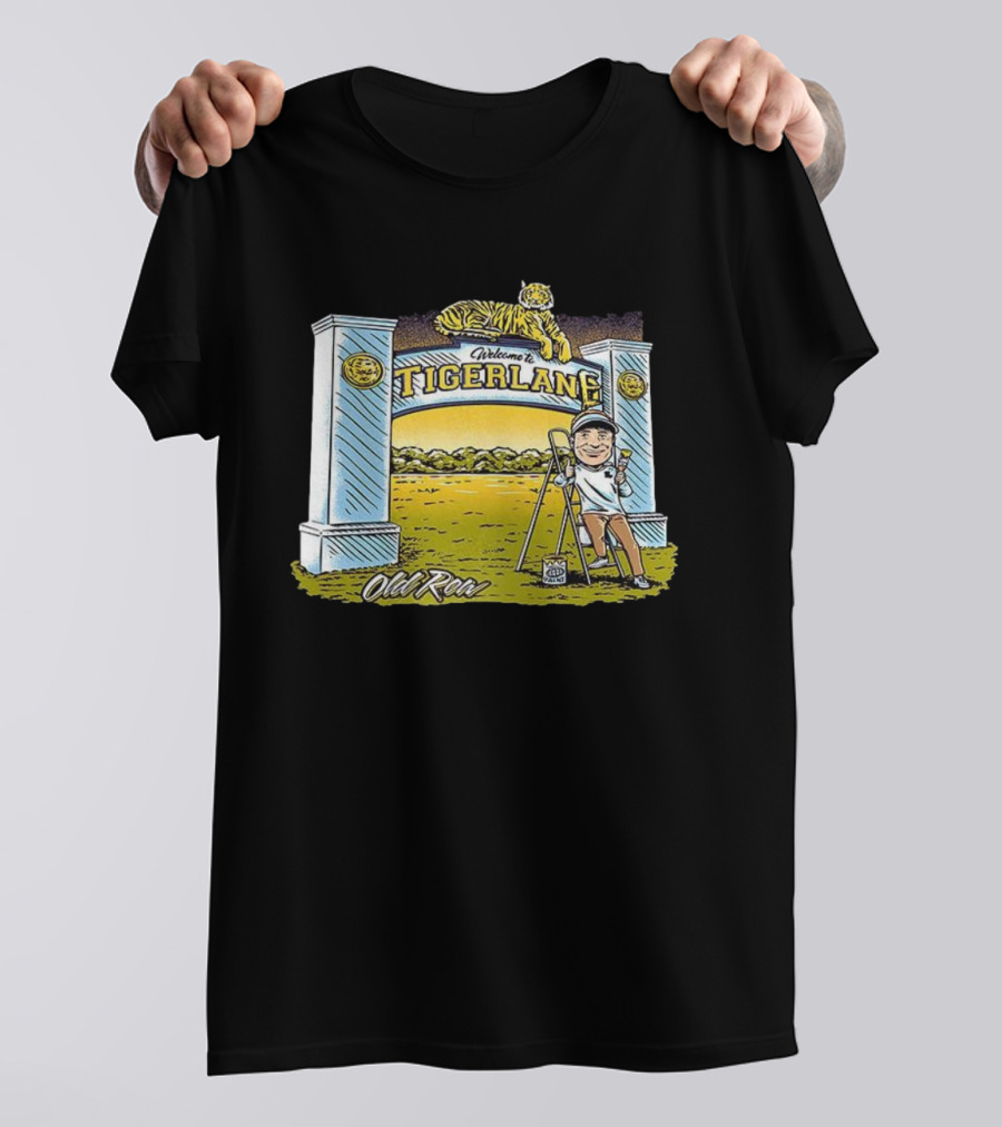 Lane Kiffin Welcome To Tigerlane Old Row T-Shirt