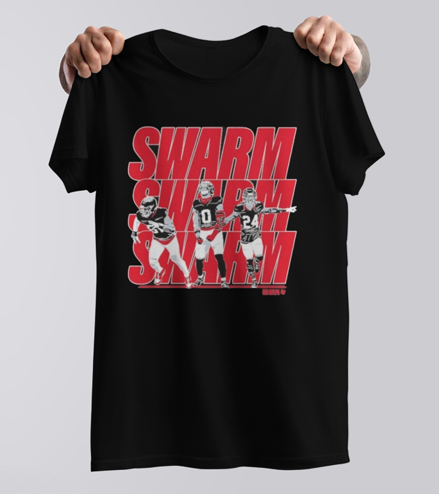 Swarm Will Anderson Jr Azeez Al-Shaair Derek Stingley Jr Football Trio T-Shirt