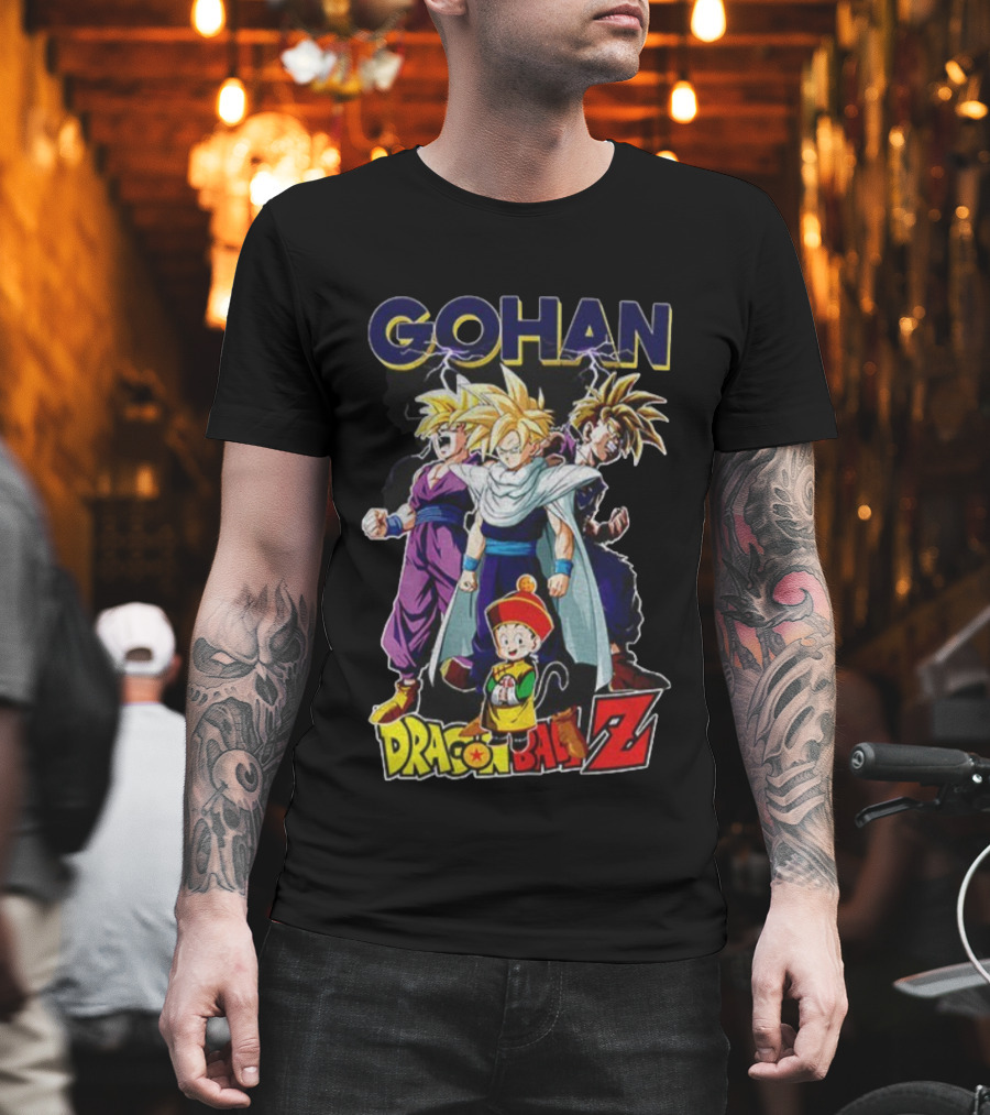 Gohan Dragon Ball Z Super Saiyan Anime Classic Characters T-Shirt