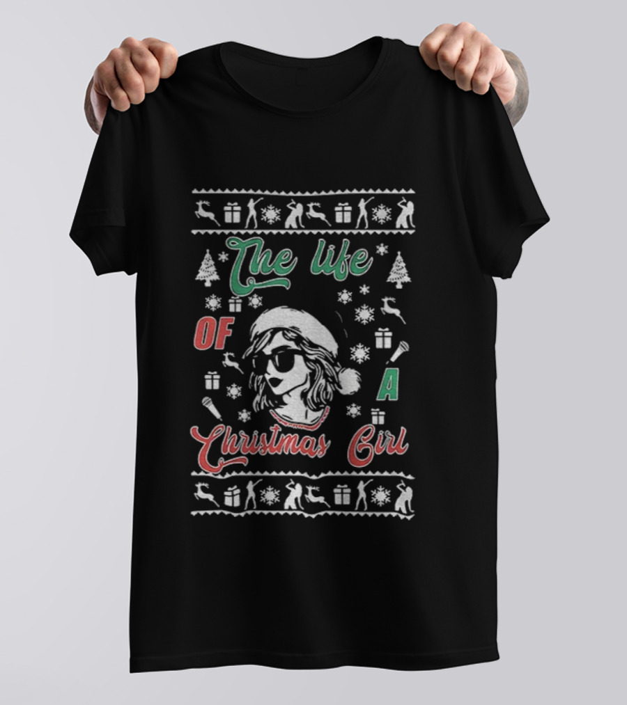 Merry Christmas 2025 The Life Of A Christmas Girl Taylor T-Shirt