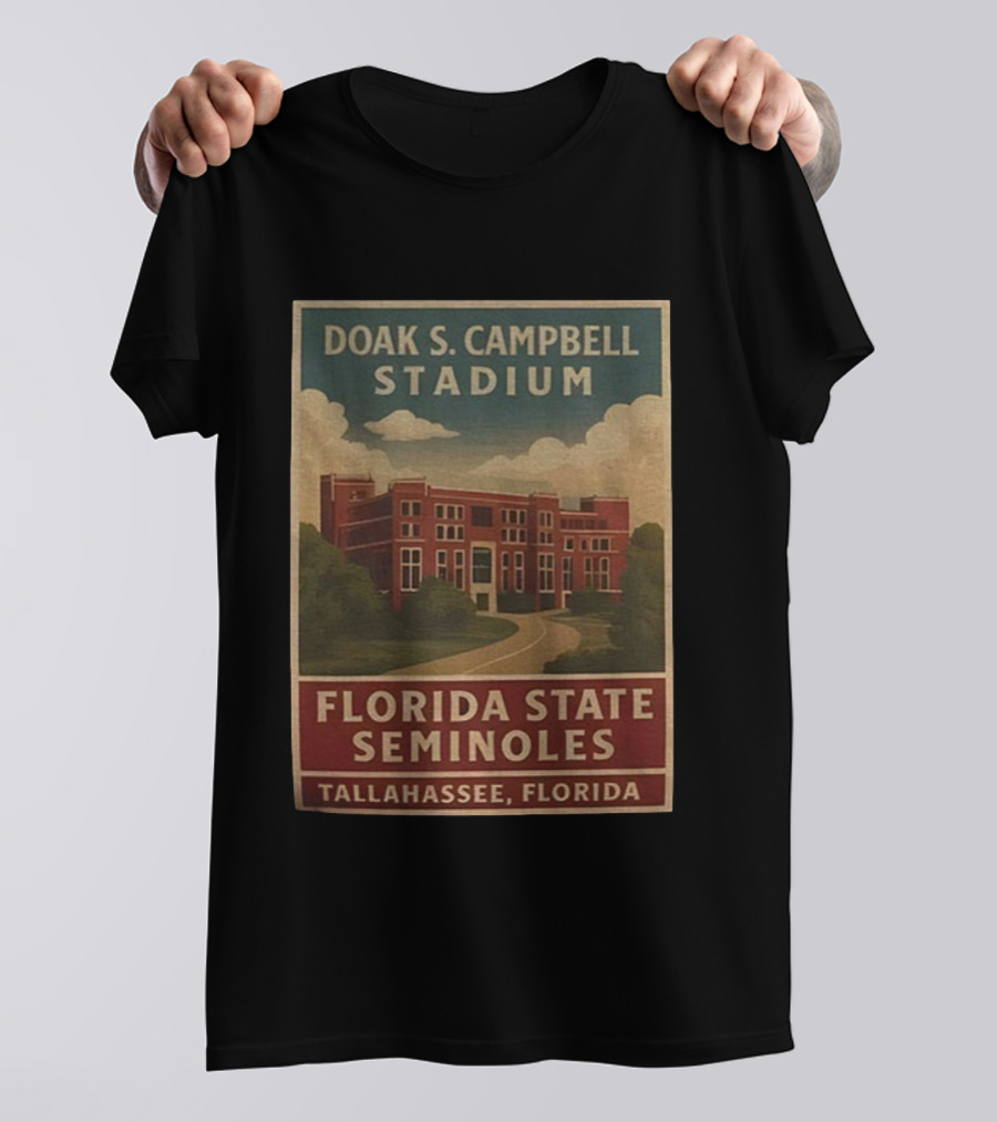 Doak S Campbell Stadium Florida State Seminoles Tallahassee Florida T-Shirt