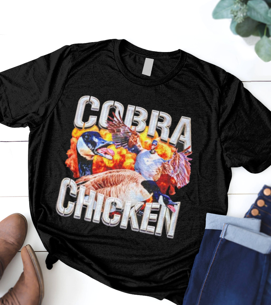 Cobra Chicken Goose Fire Explosion Apparel T-Shirt