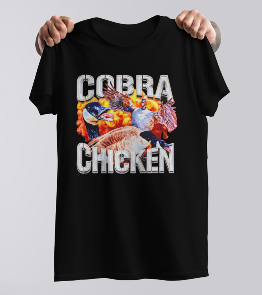 Cobra Chicken Goose Fire Explosion Apparel T-Shirt
