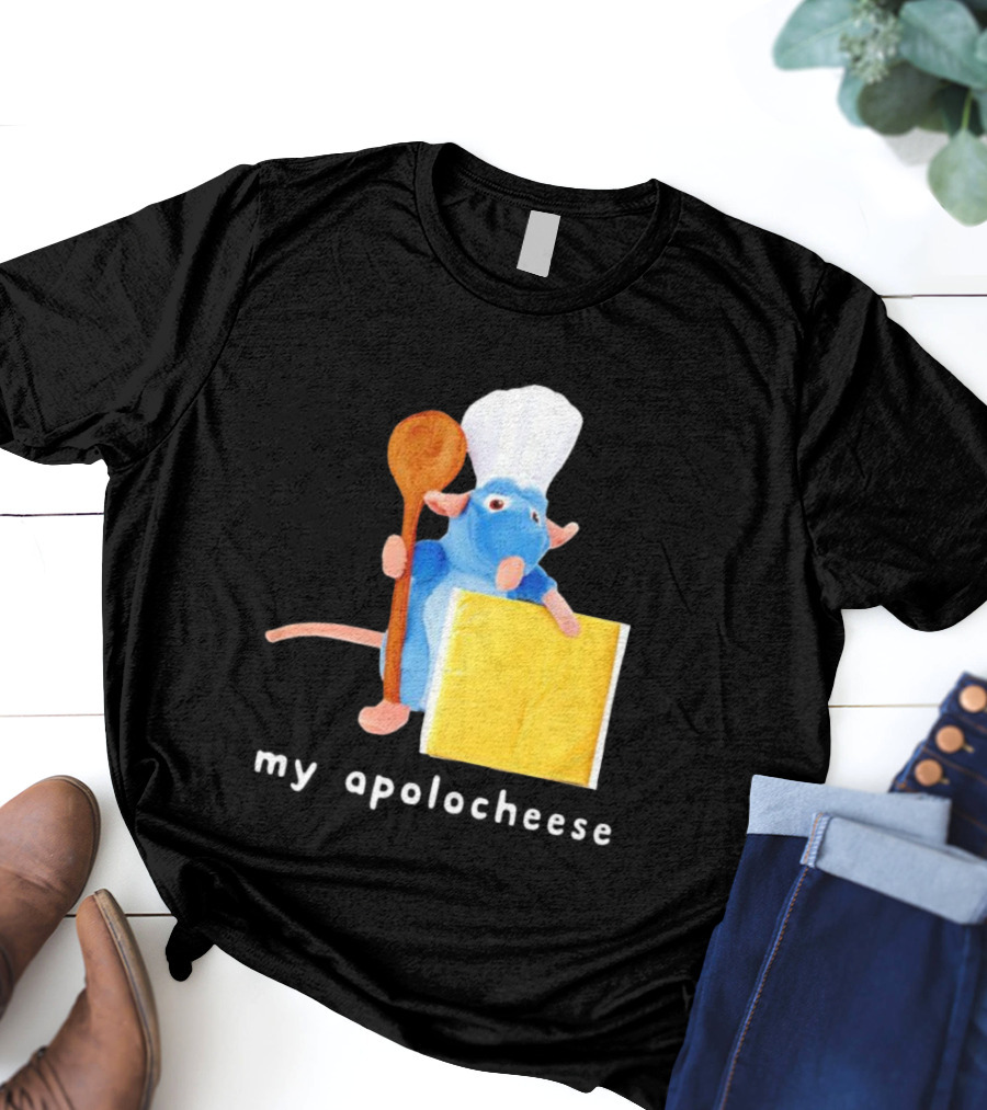 My Apolocheese Remy Mouse Disney And Pixar’s Ratatouille Chef Spoon Cheese T-Shirt