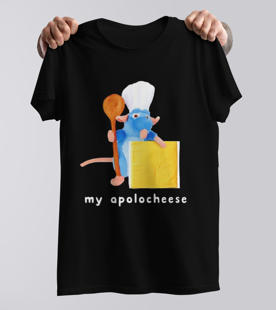 My Apolocheese Remy Mouse Disney And Pixar’s Ratatouille Chef Spoon Cheese T-Shirt