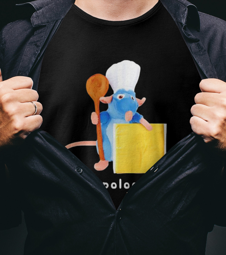 My Apolocheese Remy Mouse Disney And Pixar’s Ratatouille Chef Spoon Cheese T-Shirt