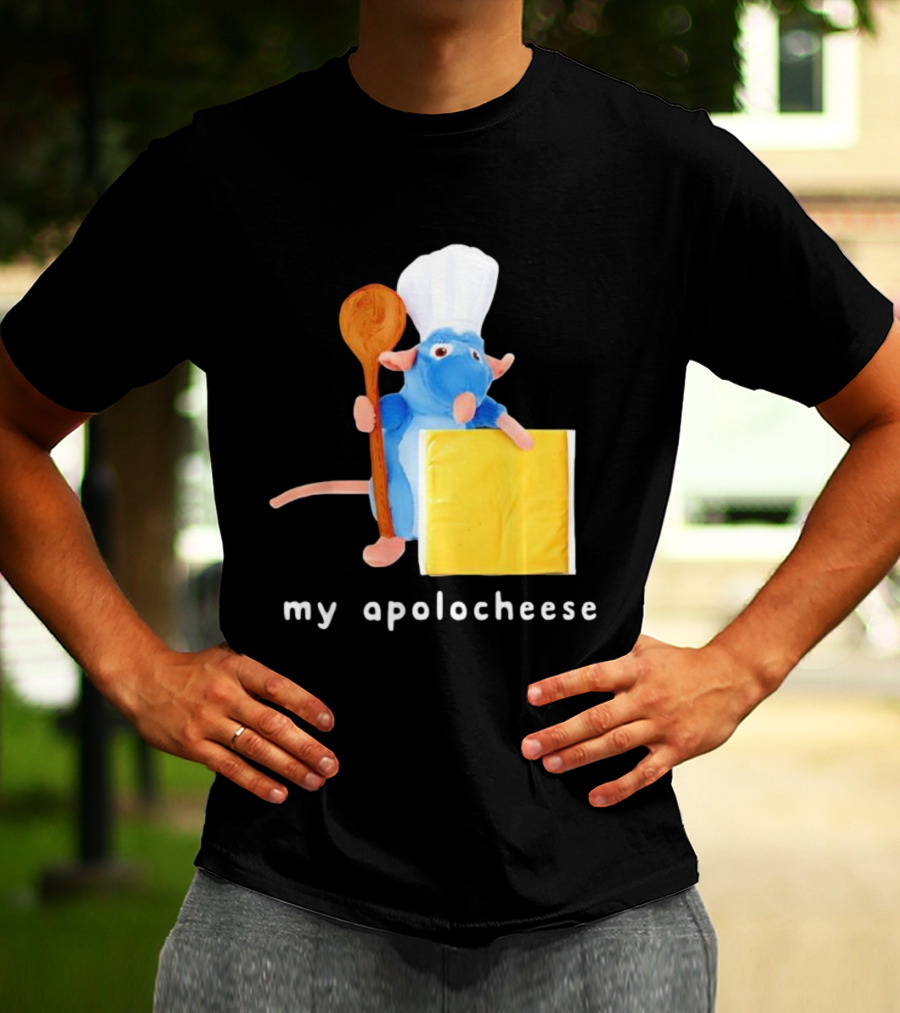 My Apolocheese Remy Mouse Disney And Pixar’s Ratatouille Chef Spoon Cheese T-Shirt