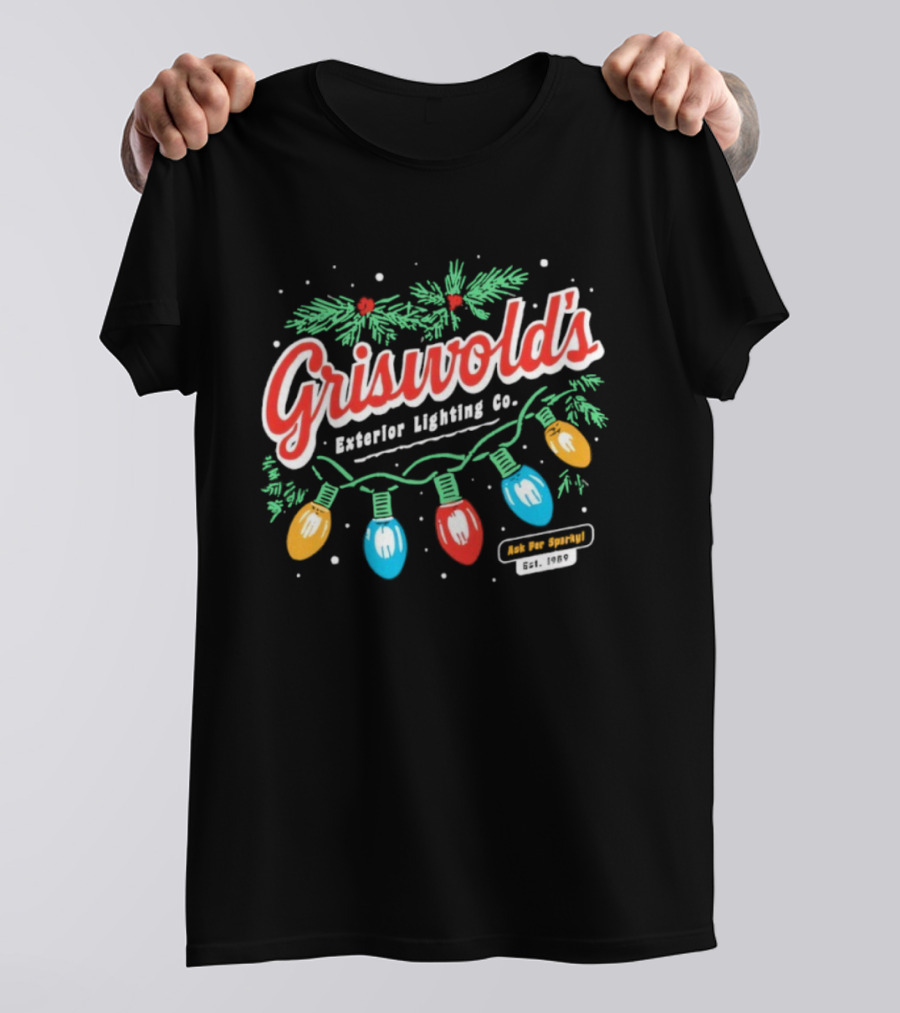 Griswold's Exterior Lighting Co. Christmas Vacation Holiday Lights T-Shirt