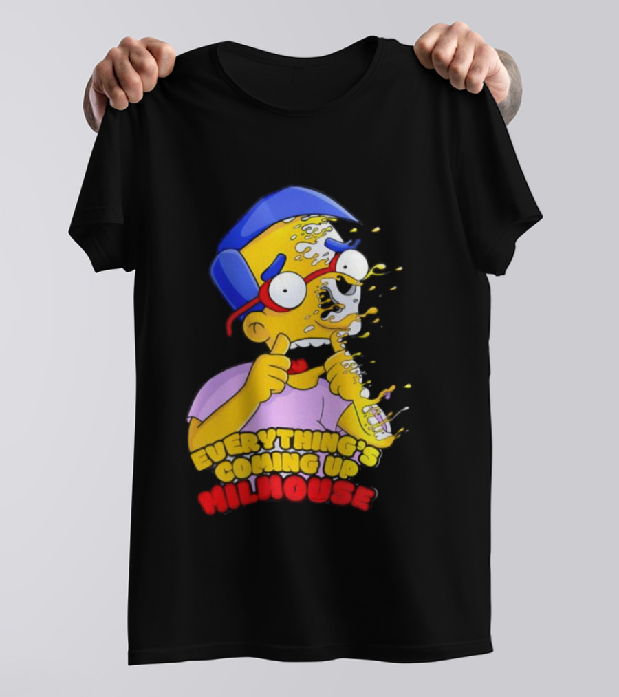 The Simpsons Everything's Coming Up Milhouse Melting Character T-Shirt