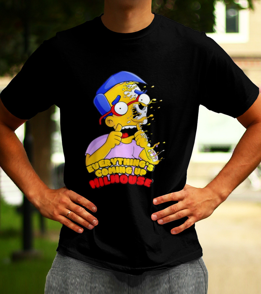 The Simpsons Everything's Coming Up Milhouse Melting Character T-Shirt