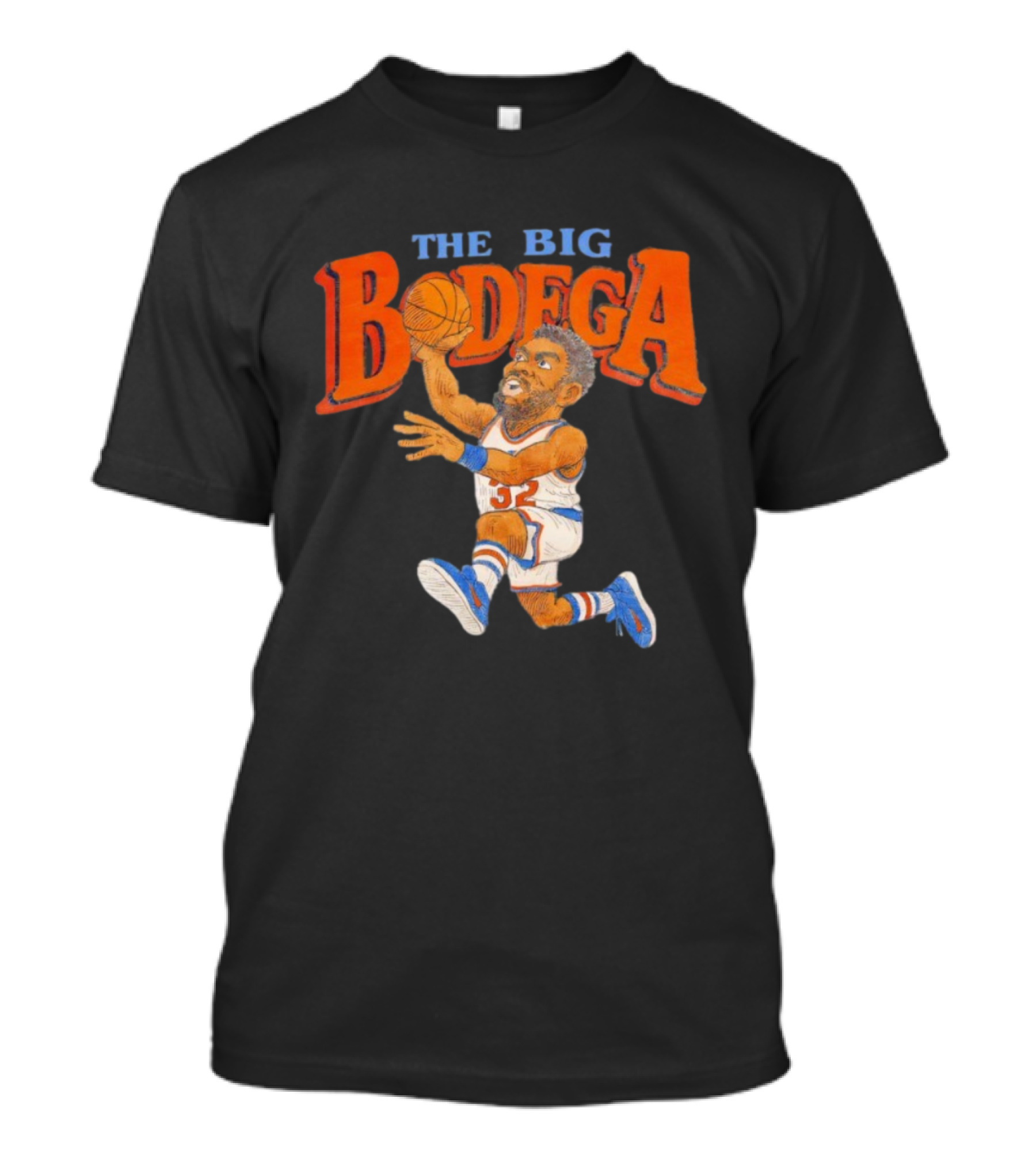 Karl Anthony Towns The Big Bodega Basketball Art NBA Player Dunking Illustration T-Shirt