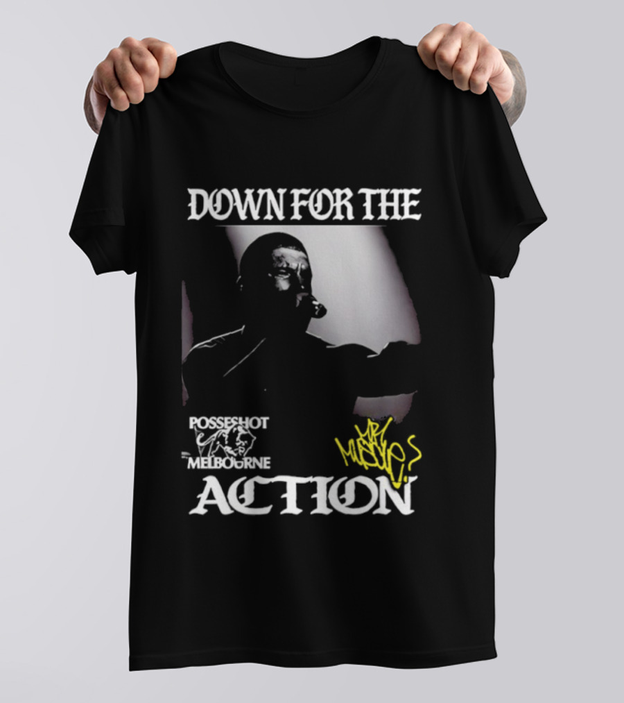 DOWN FOR THE ACTION POSSESHOT MELBOURNE HANDSæ T-Shirt