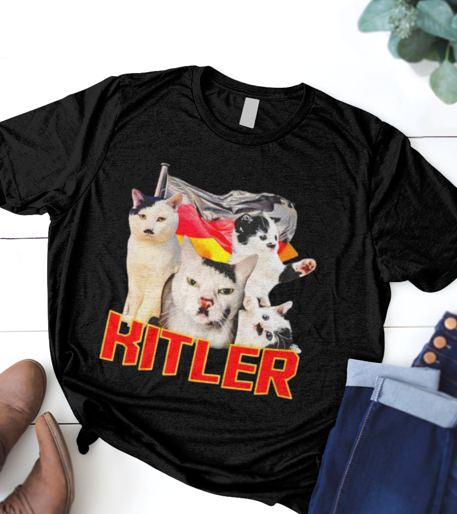 Kitler Cat Meme German Flag Humor T-Shirt
