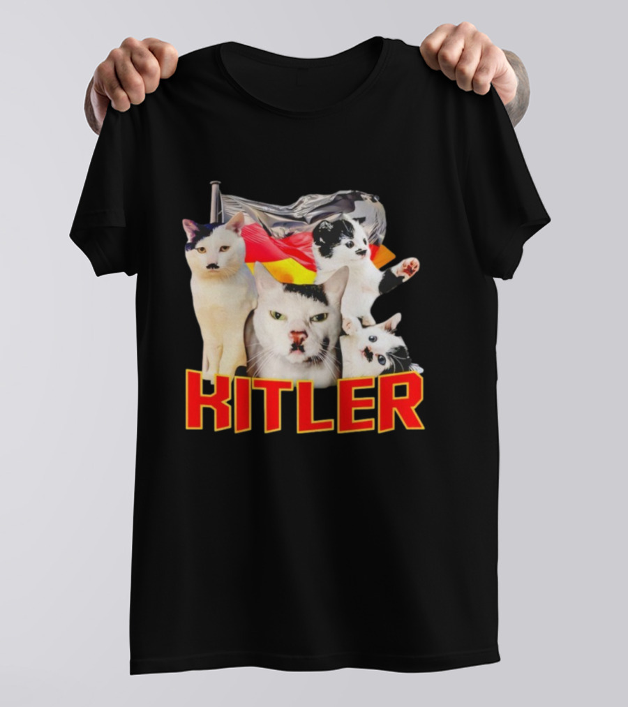 Kitler Cat Meme German Flag Humor T-Shirt