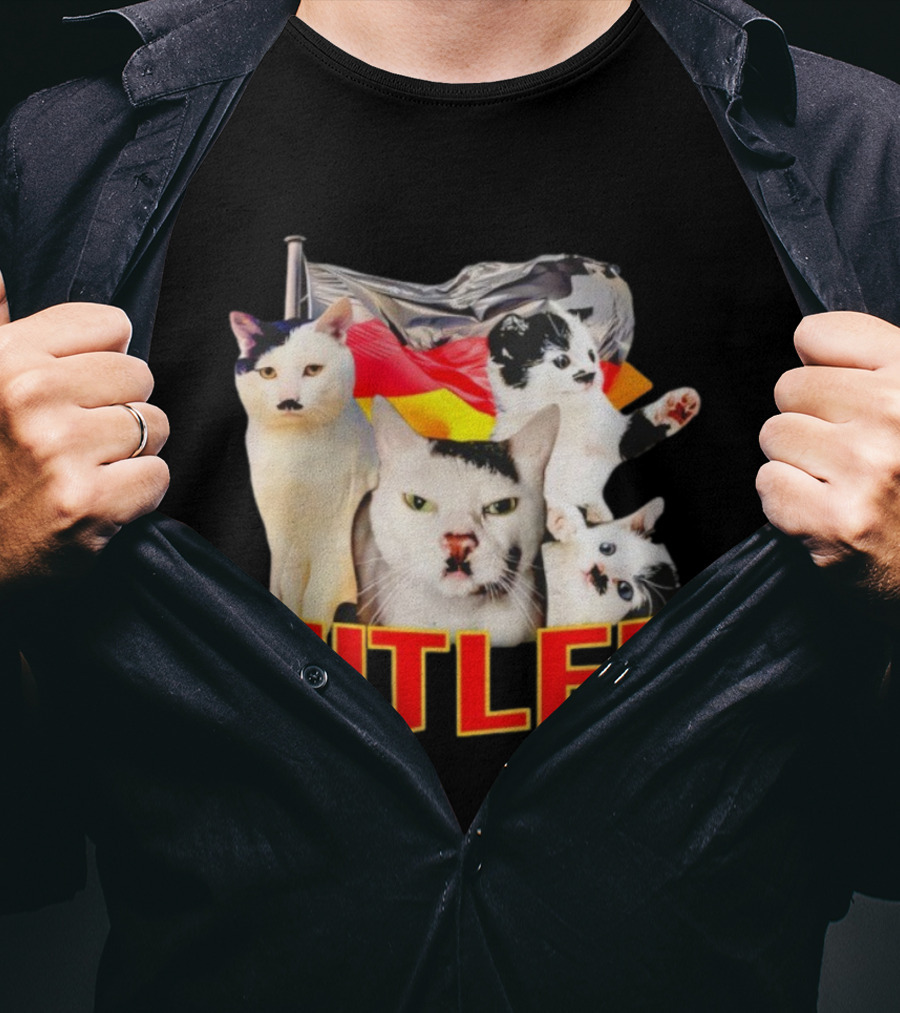 Kitler Cat Meme German Flag Humor T-Shirt