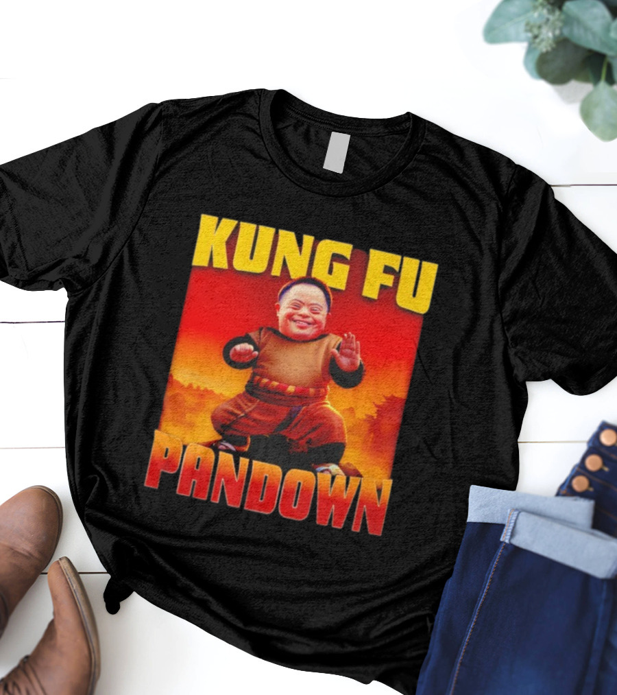 Kung Fu Pandown Kung Fu Mastery Empowerment Mood Xa T-Shirt