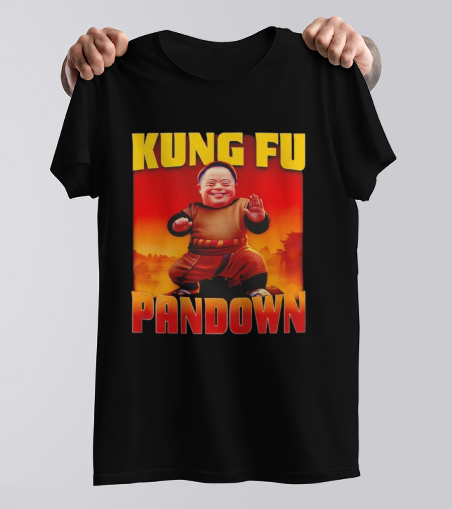 Kung Fu Pandown Kung Fu Mastery Empowerment Mood Xa T-Shirt