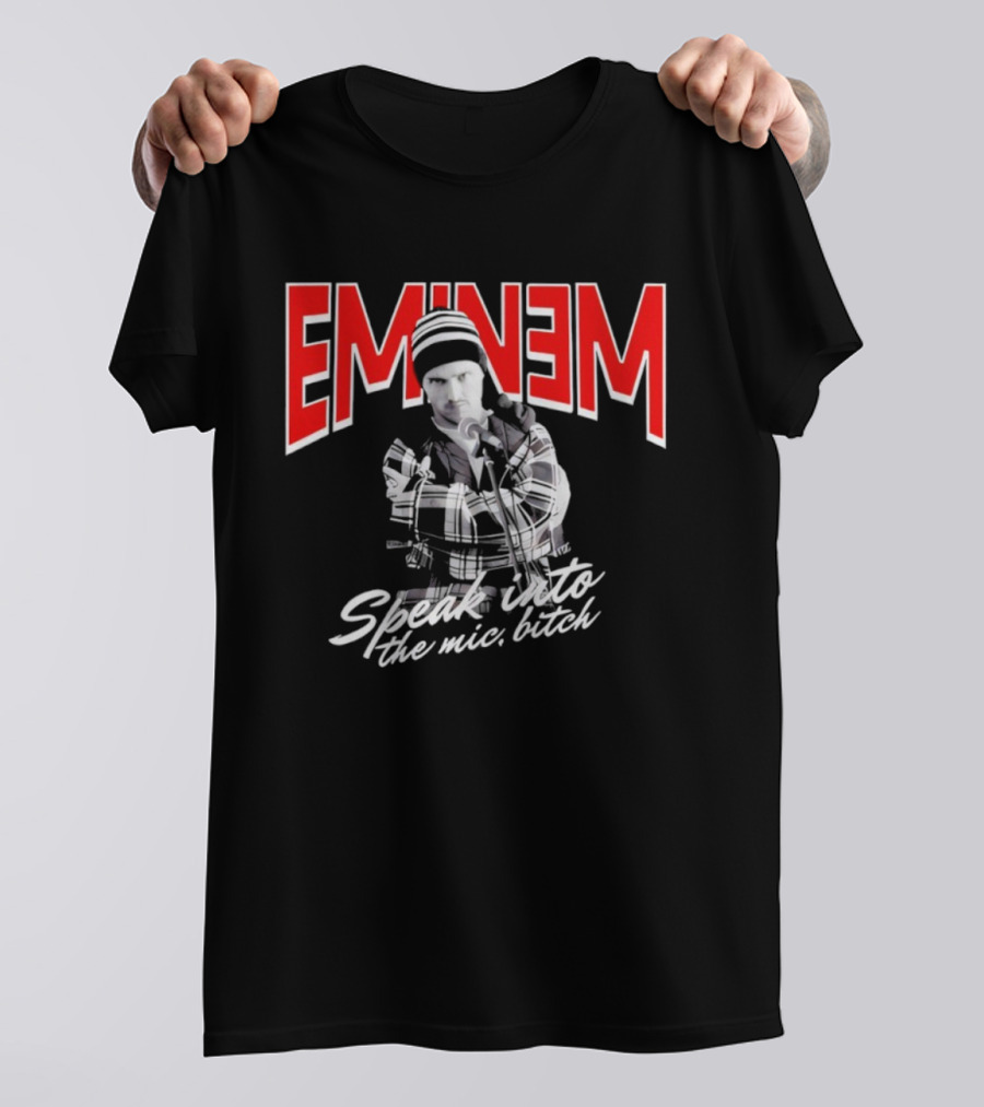 Eminem Speak Into The Mic Bitch T-Shirt