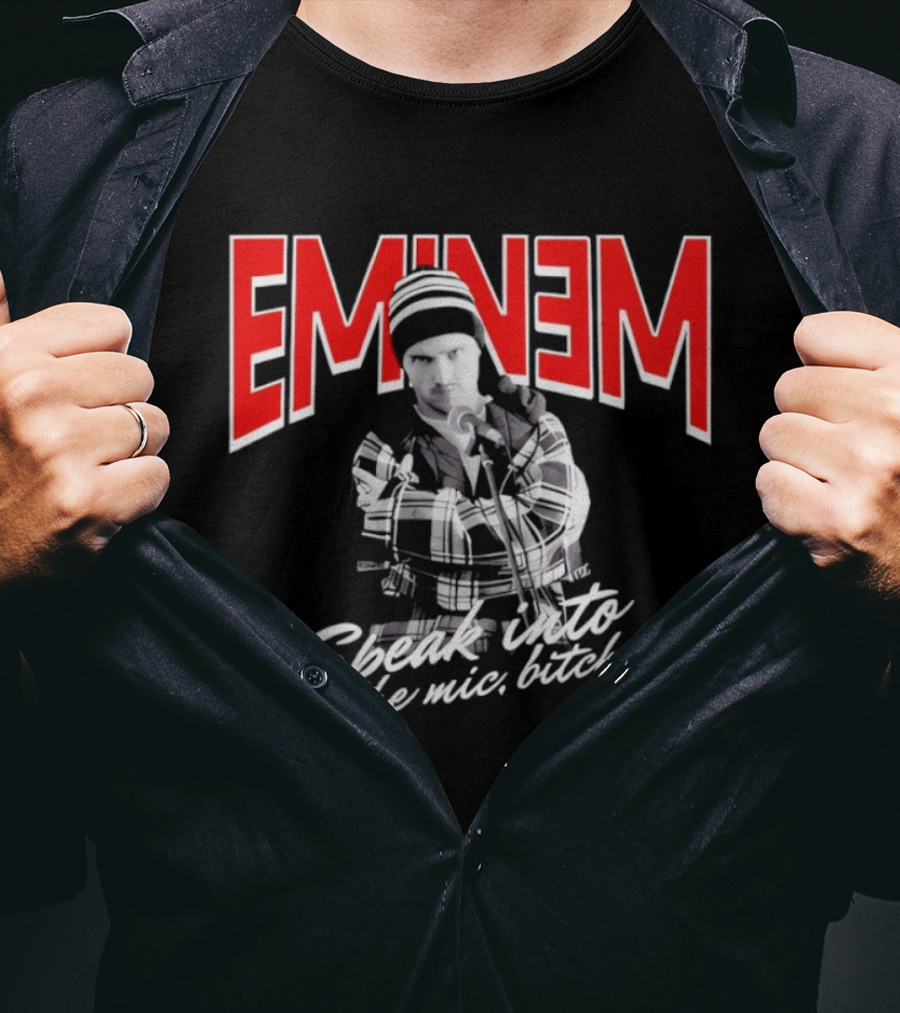 Eminem Speak Into The Mic Bitch T-Shirt