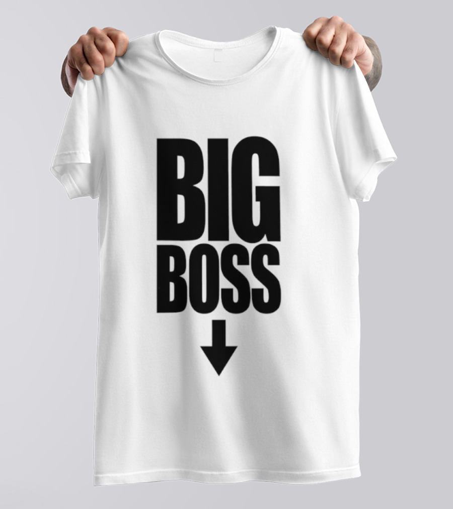 Big Boss Arrow Down Humor Trend T-Shirt