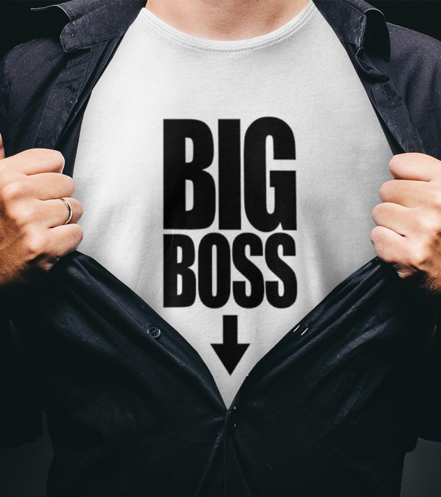Big Boss Arrow Down Humor Trend T-Shirt