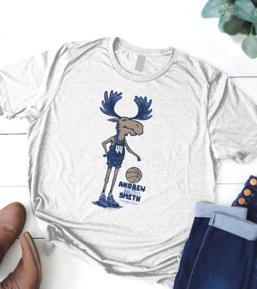 Andrew Smith Butler 44 Moose Basketball Player T-Shirt