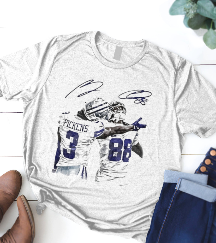 CeeDee Lamb And George Pickens NFL Football Duo 3 And 88 T-Shirt