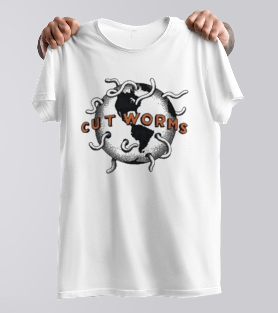 Cut Worms Music Band Circle Worm World T-Shirt