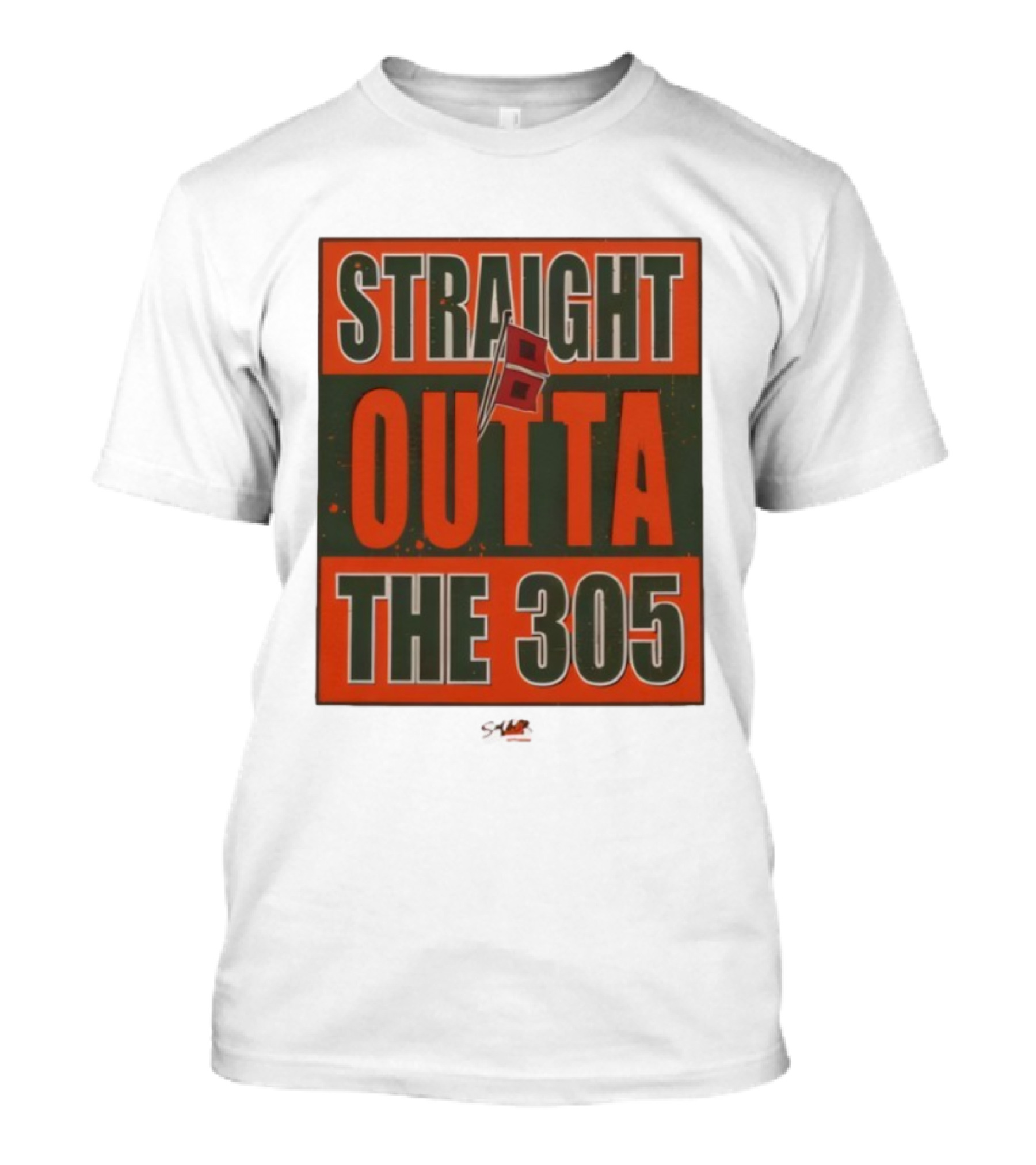 Straight Outta The 305 Miami Hurricanes T-Shirt