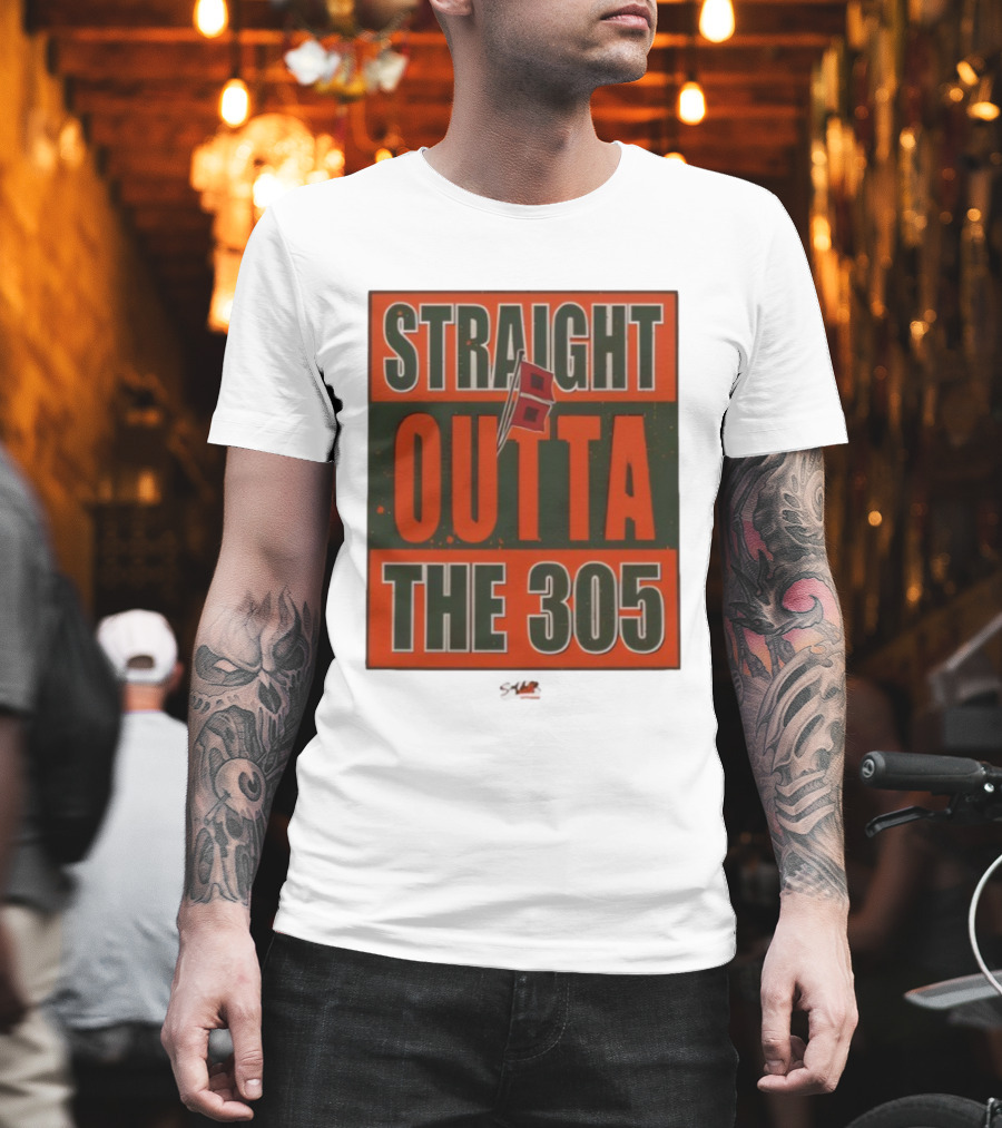 Straight Outta The 305 Miami Hurricanes T-Shirt