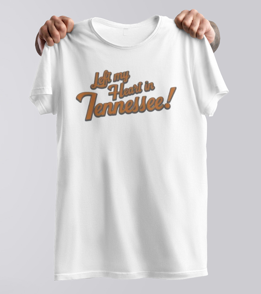 Left My Heart In Tennessee! Vintage Style Nostalgia T-Shirt
