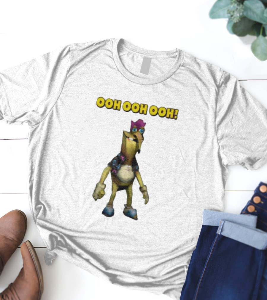 Ooh Ooh Ooh Meme Character With Funny Colorful Outfit T-Shirt