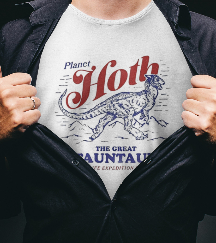 Planet Hoth Tauntaun Wildlife Expedition Project T-Shirt