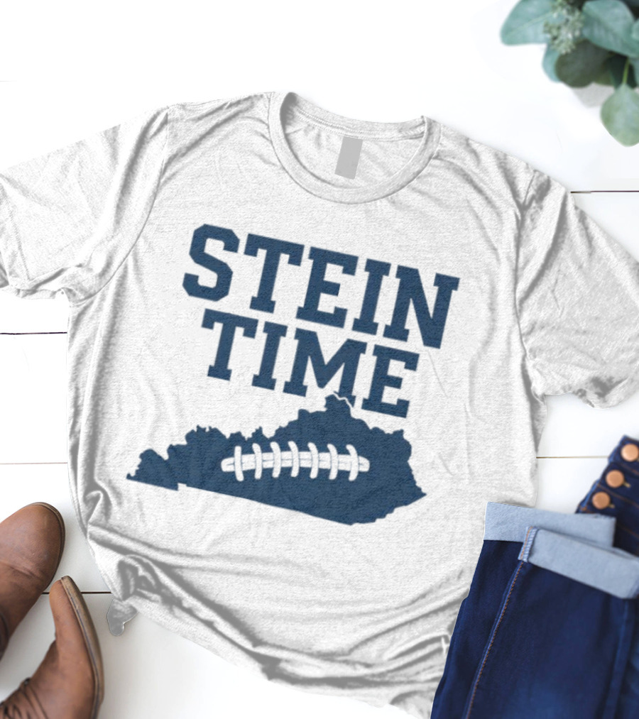 Stein Time Football State Outline T-Shirt