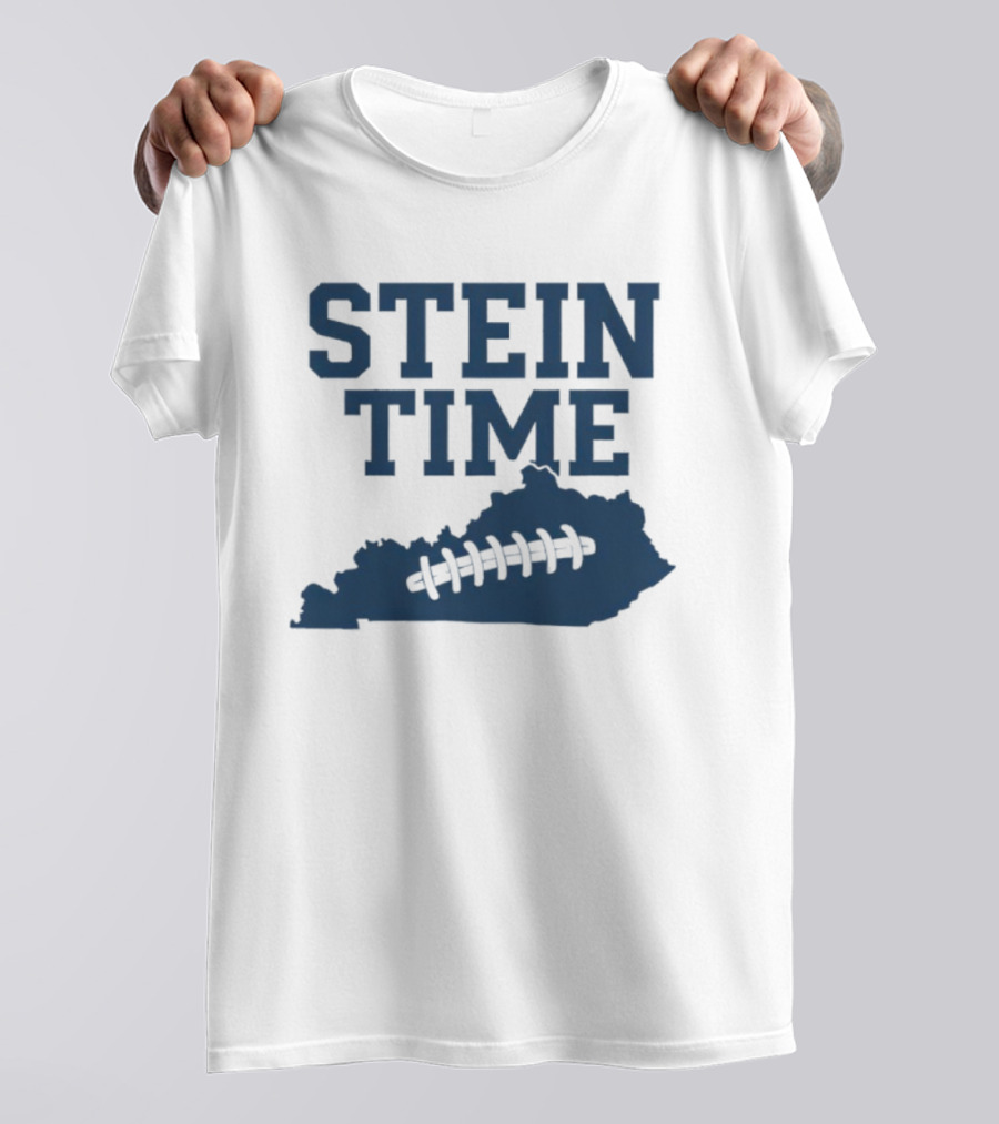 Stein Time Football State Outline T-Shirt
