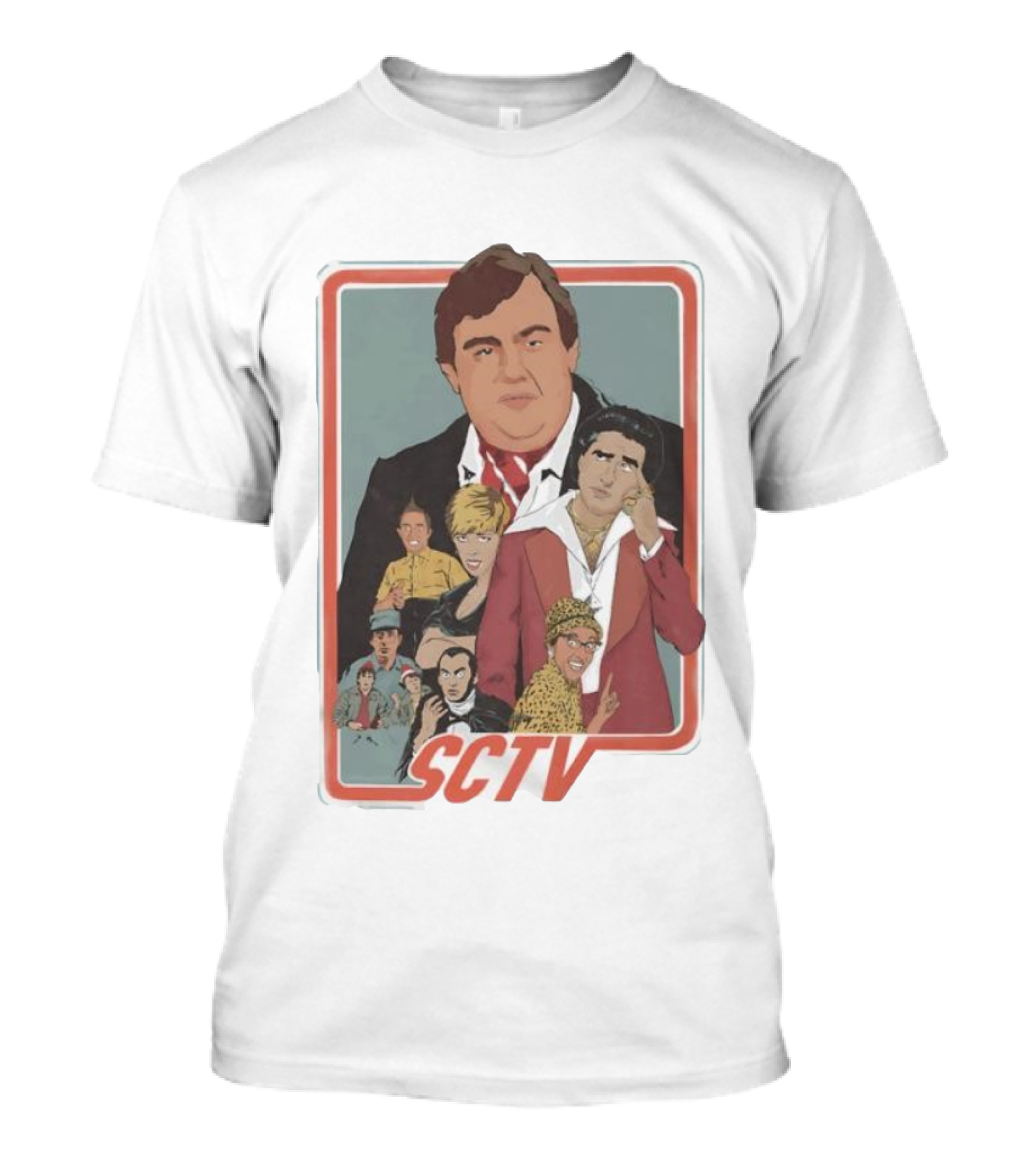 SCTV Classic Characters Vintage Comedy Legends T-Shirt
