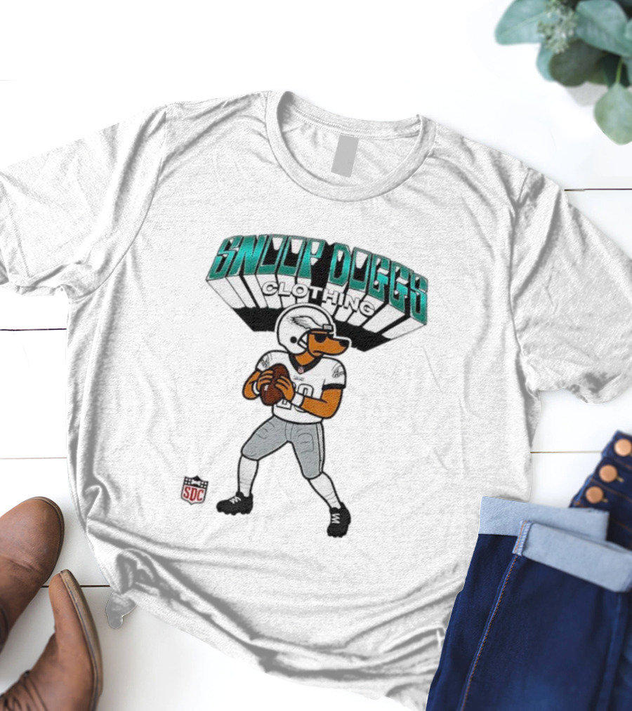 Snoop Dogg Clothing Philadelphia Eagles Football Character SDC T-Shirt
