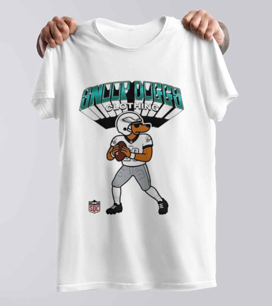 Snoop Dogg Clothing Philadelphia Eagles Football Character SDC T-Shirt