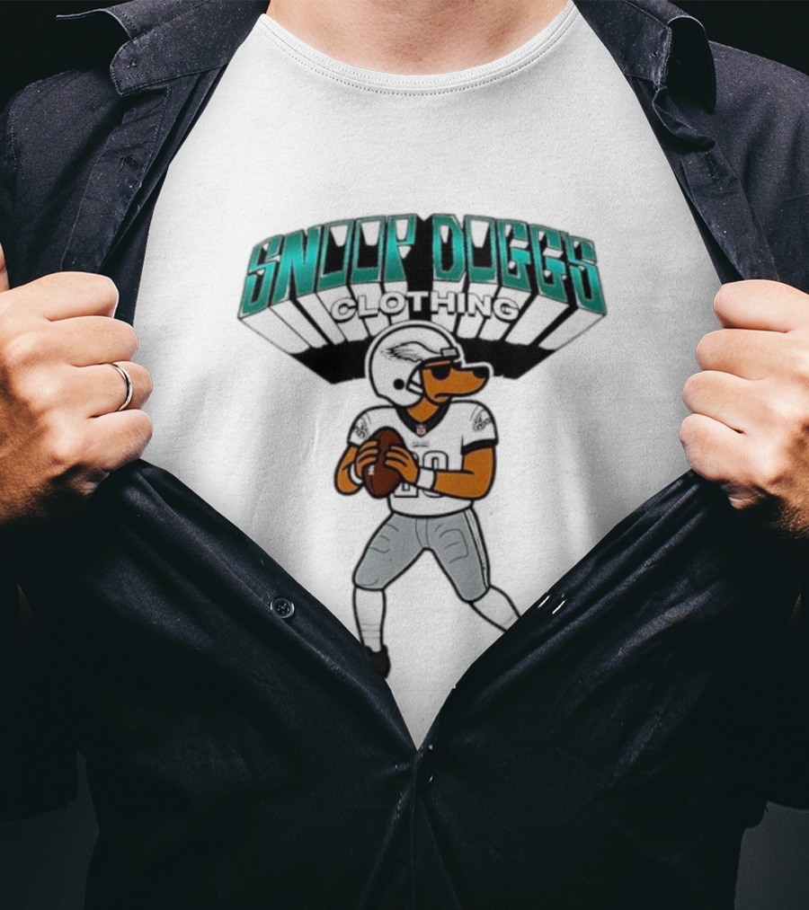 Snoop Dogg Clothing Philadelphia Eagles Football Character SDC T-Shirt