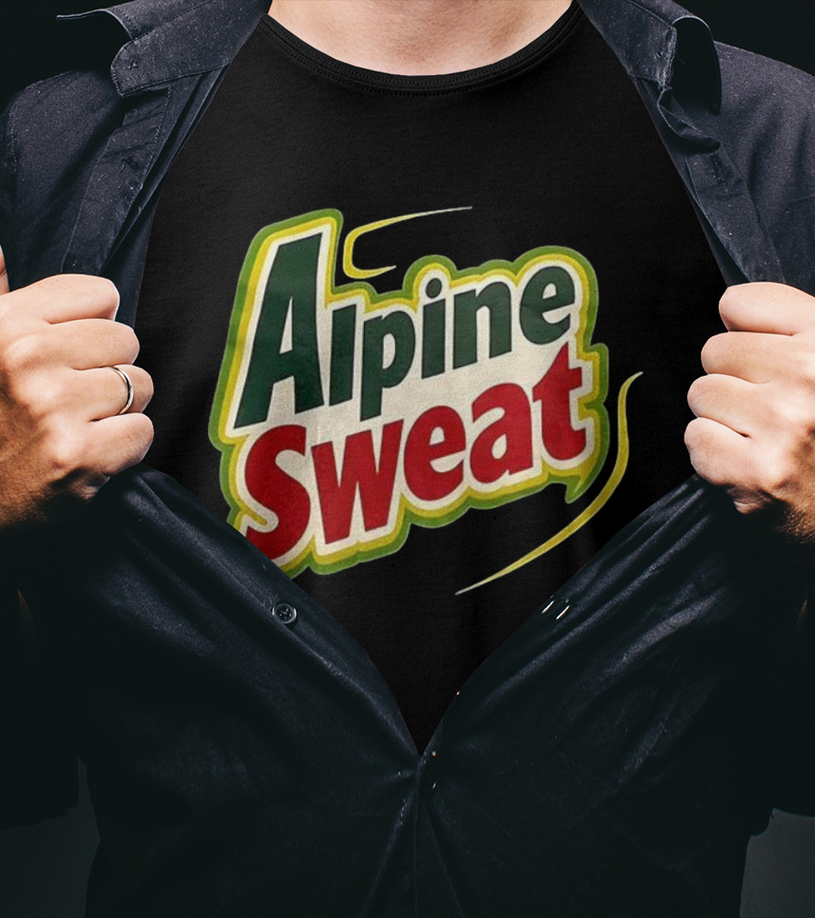 Alpine Sweat Vintage Style Beverage Nostalgia T-Shirt