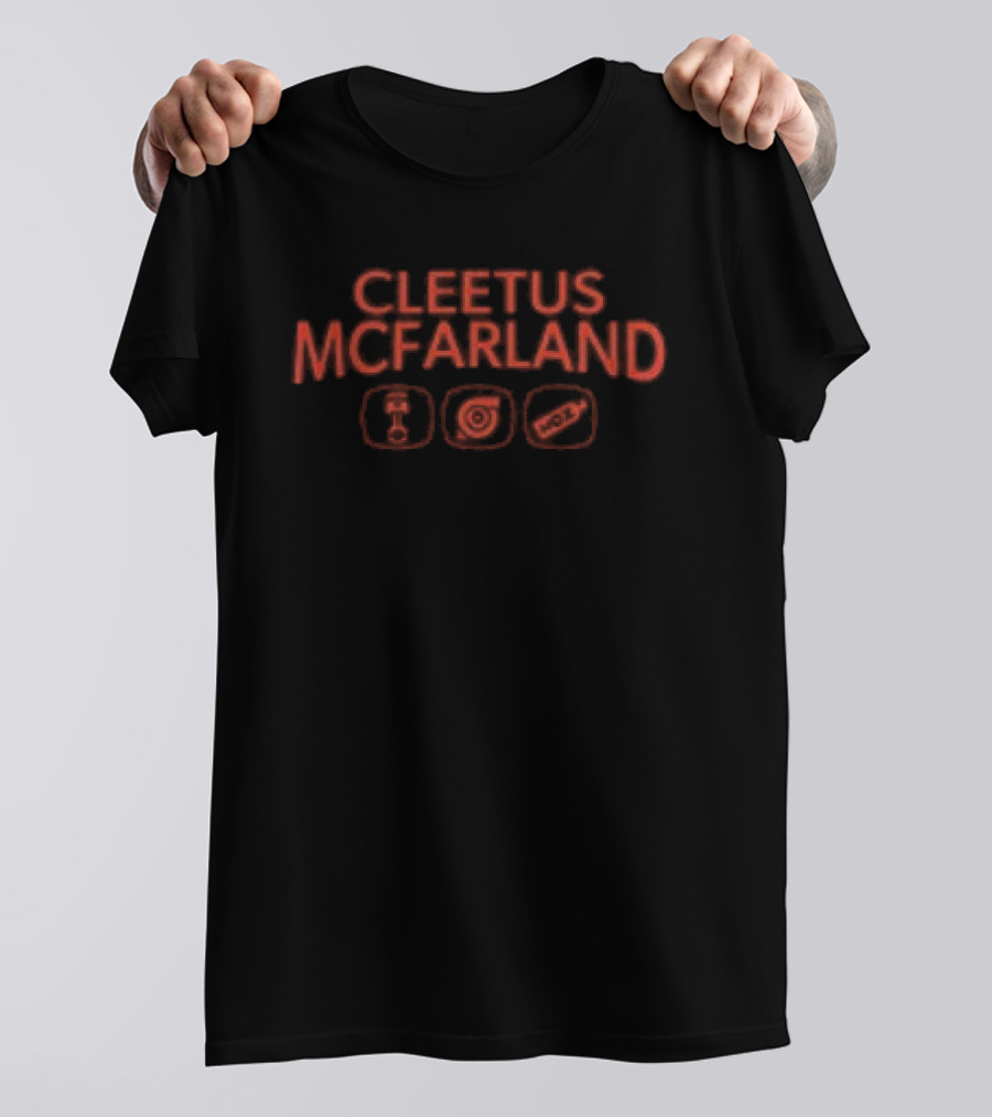 Cleetus McFarland Gap Insurance Full Coverage Racing Symbol Collection T-Shirt