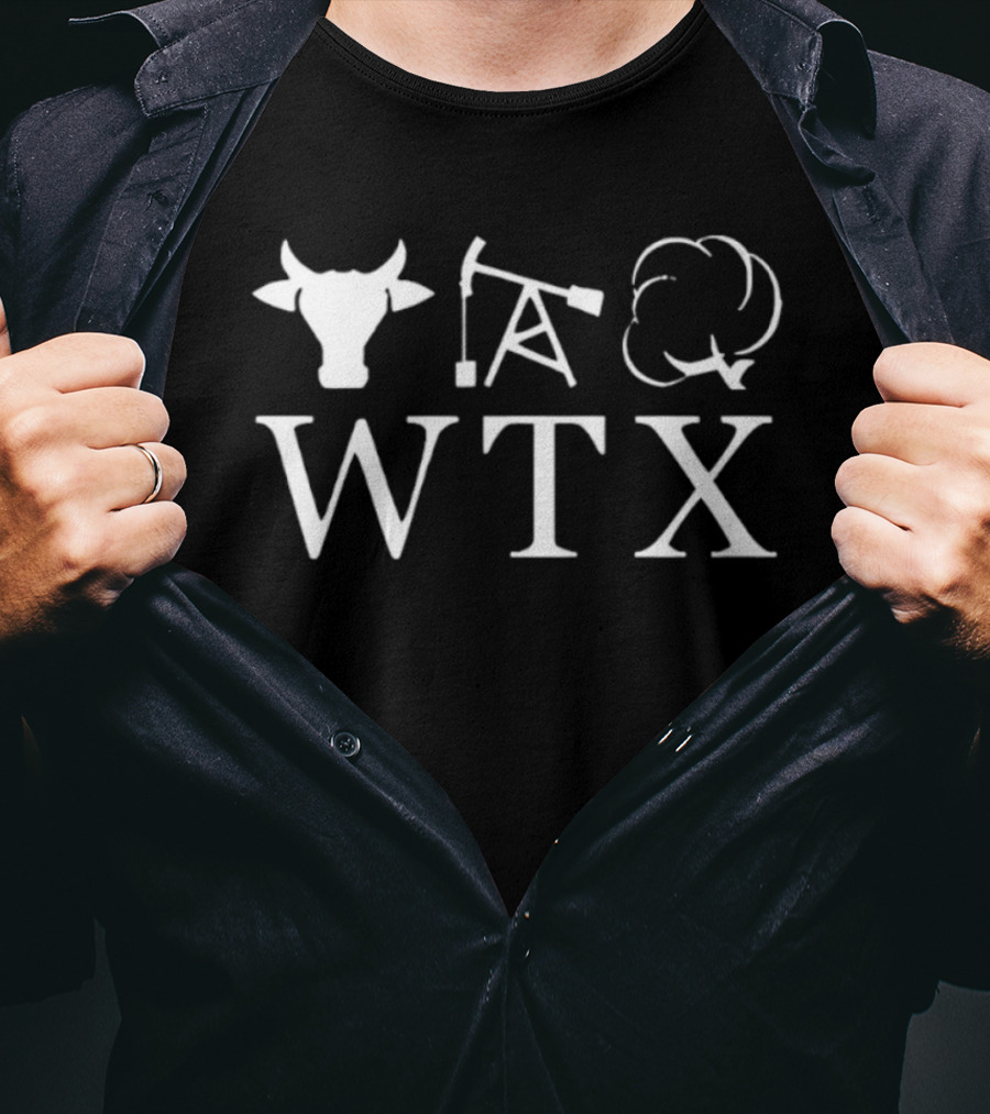 Cody Campbell WTX Support Texans Jodey Arrington Cow Oil Rig Cotton T-Shirt