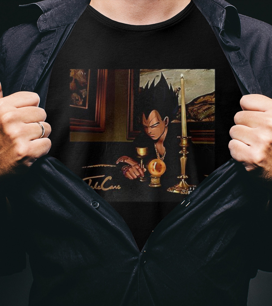 Dragon Ball Vegeta Take Care Parody With Saiyan And Dragon Ball Symbolism T-Shirt