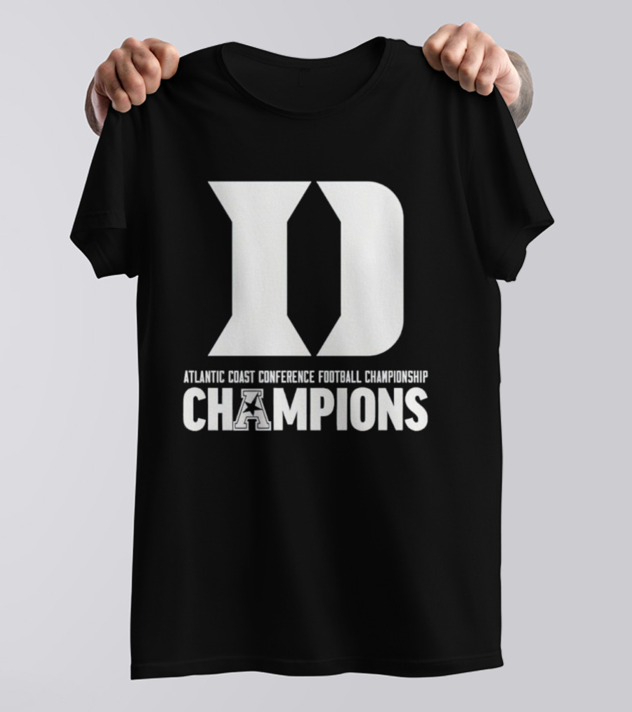 Duke Blue Devils Atlantic Coast Conference Football Champions T-Shirt