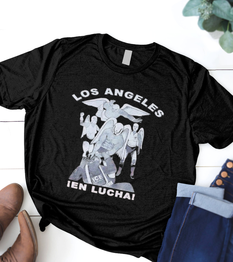 Los Angeles Lucha Libre Wrestlers Angel Wings ¡En Lucha! T-Shirt
