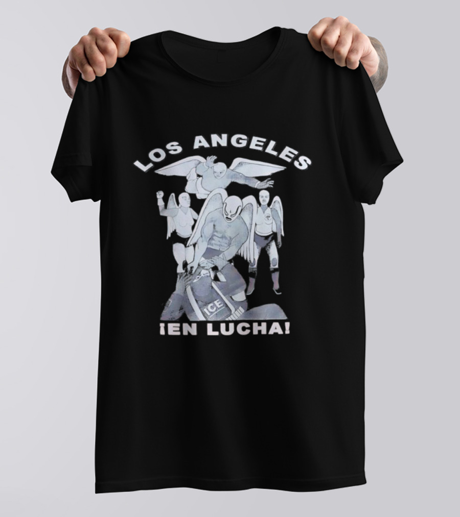 Los Angeles Lucha Libre Wrestlers Angel Wings ¡En Lucha! T-Shirt