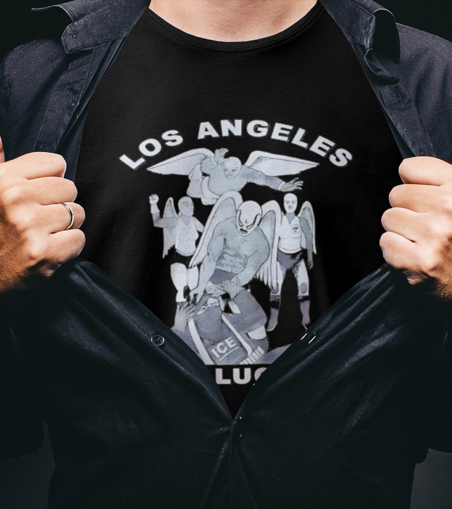Los Angeles Lucha Libre Wrestlers Angel Wings ¡En Lucha! T-Shirt