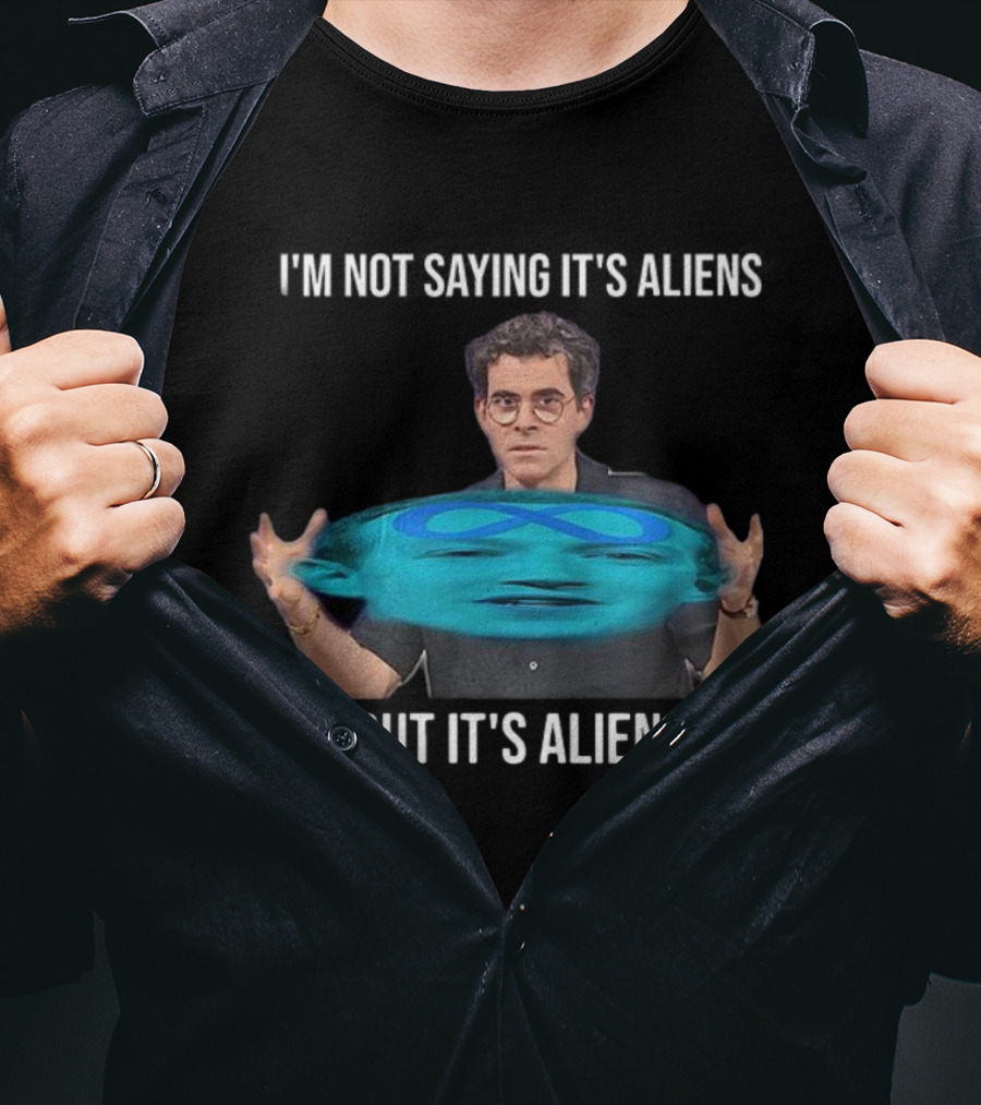 Mark Zuckerberg Memes But It’s Aliens With Infinity Symbol T-Shirt