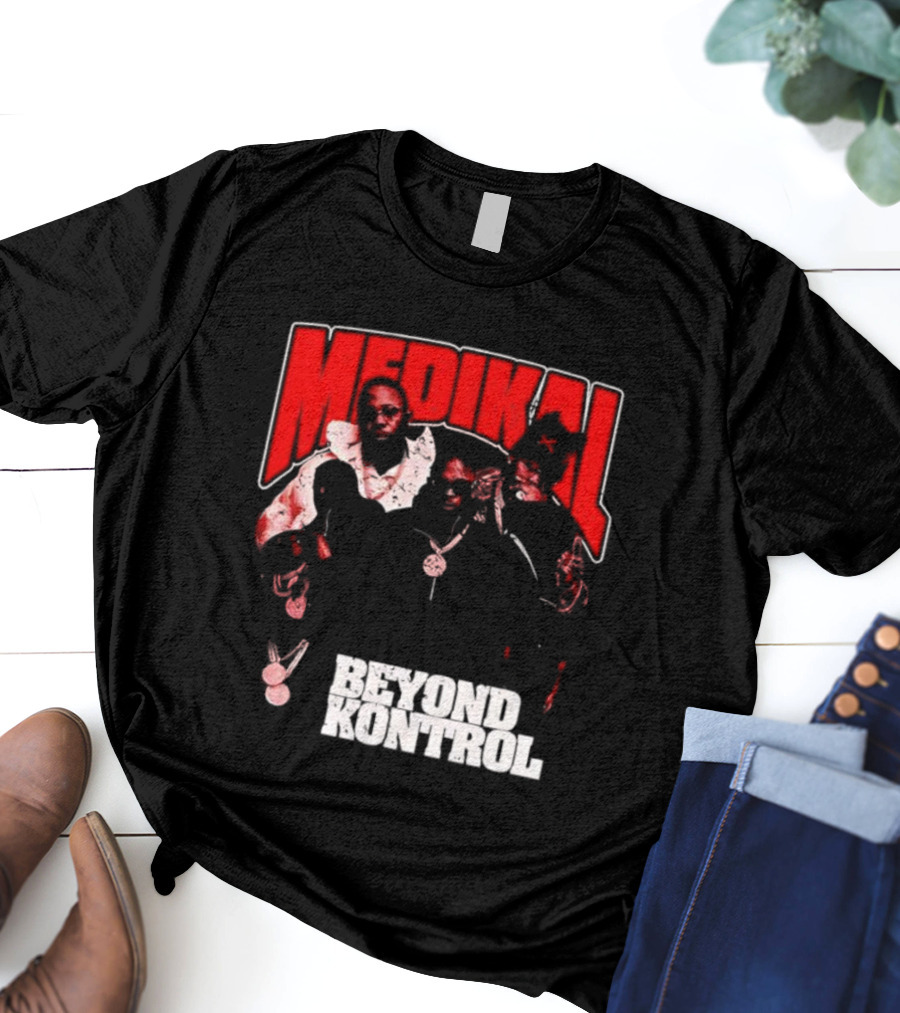 Medikal Beyond Kontrol Ghanaian Rapper Group Portrait T-Shirt